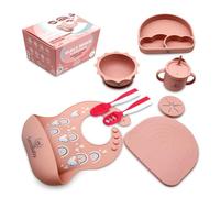 SENSBABY Vaisselle Bebe, Coffret Repas Bebe, Coffrets Repas, Set Repas Bébé, Repas Bebe Accessoire, Vaisselle Bebe 1er age, Kit Repas Bébé, Ensemble Assiette Bebe, Set Repas Bebe 1er Age