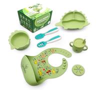 SENSBABY Vaisselle Bebe, Coffret Repas Bebe, Coffrets Repas, Set Repas Bébé, Repas Bebe Accessoire, Vaisselle Bebe 1er age, Kit Repas Bébé, Ensemble Assiette Bebe, Set Repas Bebe 1er Age