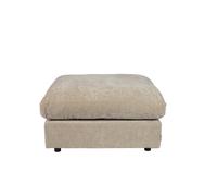 SENSE - Pouf en tissu beige L 92 Beige