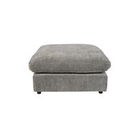 SENSE - Pouf en tissu gris L 92 Gris
