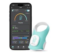 Sense-U Baby Smart Sock Surveillance de bébé avec suivi des modes de sommeil, fréquence cardiaque, mouvement pour la tranquillité d'esprit, moniteur de pieds pour un meilleur sommeil, 1 à 12 mois