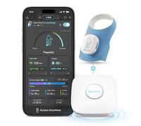 Sense-U Smart Sock Shoe 2 Moniteur bébé longue portée avec station de base - Suivi de la fréquence cardiaque et du sommeil avec capteur de pied PPG transmissif, pour 1 à 18 mois