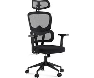 SENSE7 Chaise de Bureau Ergonomique Maille Appui-Tête Accoudoirs Réglables