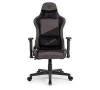 SENSE7 Chaise de Jeu Spellcaster Senshi Edition XL, Fauteuil Ergonomique avec Coussins Lombaires Ajustables, Inclinaison Réglable, en Cuir PU, Supporte Jusqu'à 150 kg, Gris