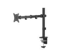 SENSE7 Float Arm, Support Écran PC 17"-32", Bras écran VESA 75x75 et 100x100, portée maximale 441 mm, Rotation 360°, capacité jusqu'à 9 kg, Montage par Pince ou vissage, Design élégant