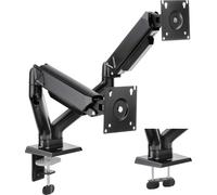 SENSE7 HANG DOUBLE Support de moniteur Bras de support de moniteur pour moniteur PC 17-32 pouces et téléviseur Pivotant et réglable en hauteur Rotation 360° VESA