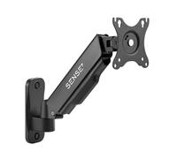 SENSE7 Hang Wall, Support Écran PC, Bras Écran VESA 75x75/100x100, Réglable en Hauteur, Inclinable, Pivot, Gestion des Câbles, Montage Mural, pour Écrans 17"-32", Max 9 kg