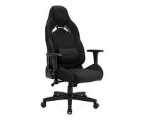 SENSE7 Jeu en Tissu Bureau Vanguard Gamer Chaise Ergonomique Accoudoir Cadre en Acier Monobloc Angle d'inclinaison réglable Noir, 41-49 x 66x58, 5902659841414