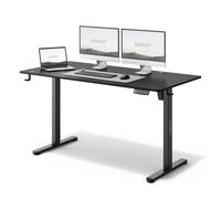 SENSE7 NOJO Table d'ordinateur Gaming Table de bureau, 140 x 70 cm, réglage électrique de la hauteur, fonction mémoire, porte-casque, organisateur de câbles