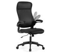 SENSE7 Revo Fauteuil de Bureau Ergonomique - Chaise Pivotante et Réglable en Hauteur avec Dossier en Maille Respirante, Idéal comme Fauteuil Gamer & pour Télétravail, Noir