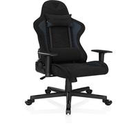 SENSE7 Spellcaster - Chaise Gaming Ergonomique - Tissu Respirant - Coussins Cou/Lombaires - Max 150kg/185cm - Réglable - Noir/Bleu