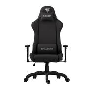 Sense7 Spellcaster FUKU Chaise de jeu, Fauteuil de jeu, Chaise de bureau, Chaise de bureau ergonomique, Chaise pivotante avec appuie-tête jusqu'à 150 kg, Tissu, Noir