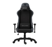 Sense7 Spellcaster FUKU Chaise de jeu Fauteuil de jeu, chaise de bureau, chaise de bureau ergonomique, chaise pivotante avec appuie-tête jusqu'à 150 kg, noir et gris