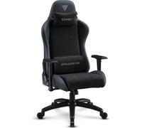 Sense7 Spellcaster FUKU XL Chaise de jeu, Fauteuil de jeu, Chaise de bureau, Chaise de bureau ergonomique, Chaise pivotante avec appuie-tête jusqu'à 160 kg, Noir
