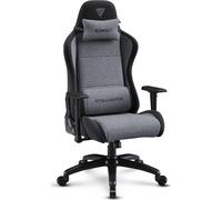 Sense7 Spellcaster FUKU XL Chaise de jeu, Fauteuil de jeu, Chaise de bureau, Chaise de bureau ergonomique, Chaise pivotante avec appuie-tête jusqu'à 160 kg, Noir-Gris