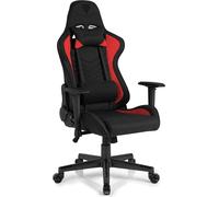 SENSE7 Spellcaster Gaming Chair - Chaise de bureau ergonomique avec accoudoirs 2D, fonction bascule, inclinaison 160°, revêtement tissu, jusqu'à 150kg, pour gamer jusqu'à 185cm