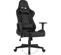 SENSE7 Spellcaster Chaise de Gaming, Similicuir, Balck, Extra Size