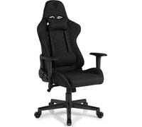 SENSE7 Spellcaster Gaming Chair - Chaise de bureau ergonomique avec accoudoirs 2D, fonction bascule, inclinaison 160°, revêtement tissu, jusqu'à 150kg, pour gamer jusqu'à 185cm