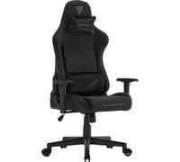 SENSE7 Spellcaster Senshi Edition Chaise de jeu en tissu noir Chaise pivotante 150 kg