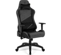 SENSE7 Spellcaster Senshi Edition XL Tissu Gaming Chaise grise Chaise de bureau ergonomique Chaise ergonomique Gamer Chaise Gaming Fauteuil 160kg
