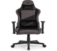 SENSE7 Spellcaster Senshi XL - Chaise Gaming - Ergonomique - Réglable En Hauteur - Max 160kg/185cm+ - Noir Et Gris