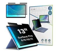 SenseAGE Filtre de Confidentialité Magnétique Premium pour Microsoft Surface Pro 13 Pouces 8/9/X, Filtre écran Confidentialité Anti-Espion, Lumière Bleu, Film de Protection Amovible