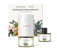 SenseFlow Diffuseur Huiles Essentielles Parfum Maison SF101 Pro, Ultrasonique Sans Eau, 100 % Végétal, Aromathérapie 120 Jours, pour Maison, Hôtel, Studio, Jusqu’à 100 ㎡ - Brise Provençale