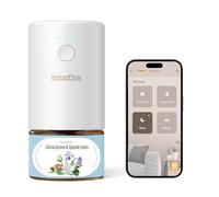 SenseFlow Diffuseur Huiles Essentielles Parfum Maison Smart WLAN SF101S Pro, Ultrasonique Sans Eau, 100 % Végétal, Aromathérapie 120 Jours, pour Maison, Hôtel Jusqu’à 100 ㎡ - Agrumes & Lotus Épicé