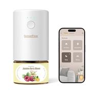 SenseFlow Diffuseur Huiles Essentielles Parfum Maison Smart WLAN SF101S Pro, Ultrasonique Sans Eau, 100 % Végétal, Aromathérapie 120 Jours, pour Maison, Hôtel Jusqu’à 100 ㎡ - Fleur de Jasmin & Baies