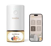 SenseFlow Diffuseur Huiles Essentielles Parfum Maison Smart WLAN SF101S Pro, Ultrasonique Sans Eau, 100 % Végétal, Aromathérapie 120 Jours, pour Maison, Hôtel Jusqu’à 100 ㎡ - Fleur d’Agrumes Noire