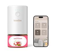 SenseFlow Diffuseur Huiles Essentielles Parfum Maison Smart WLAN SF101S Pro, Ultrasonique Sans Eau, 100 % Végétal, Aromathérapie 120 Jours, pour Maison, Hôtel Jusqu’à 100 ㎡ - Litchi & Bois de Rose