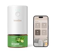 SenseFlow Diffuseur Huiles Essentielles Parfum Maison Smart WLAN SF101S Pro, Ultrasonique sans Eau, 100 % Végétal, Aromathérapie 120 Jours, pour Maison, Hôtel Jusqu’à 100 ㎡ - Bergamote