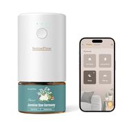 SenseFlow Diffuseur Huiles Essentielles Parfum Maison Smart WLAN SF101S Pro, Ultrasonique sans Eau, 100 % Végétal, Aromathérapie 120 Jours, pour Maison, Hôtel Jusqu’à 100 ㎡ - Jasmine Dew Harmony