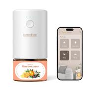 SenseFlow Diffuseur Huiles Essentielles Parfum Maison Smart WLAN SF101S Pro, Ultrasonique Sans Eau, 100 % Végétal, Aromathérapie 120 Jours, pour Maison, Hôtel Jusqu’à 100 ㎡ - Essence d’Agrumes
