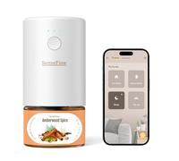 SenseFlow Diffuseur Huiles Essentielles Parfum Maison Smart WLAN SF101S Pro, Ultrasonique Sans Eau, 100 % Végétal, Aromathérapie 120 Jours, pour Maison, Hôtel Jusqu’à 100 ㎡ - Épices d’Ambre & Bois