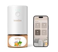 SenseFlow Diffuseur Huiles Essentielles Parfum Maison Smart WLAN SF101S Pro, Ultrasonique Sans Eau, 100 % Végétal, Aromathérapie 120 Jours, pour Maison, Hôtel Jusqu’à 100 ㎡ - Orange de Capri
