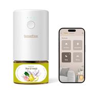 SenseFlow Diffuseur Huiles Essentielles Parfum Maison Smart WLAN SF101S Pro, Ultrasonique Sans Eau, 100 % Végétal, Aromathérapie 120 Jours, pour Maison, Hôtel Jusqu’à 100 ㎡ - Poire & Freesia
