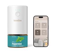 SenseFlow Diffuseur Huiles Essentielles Parfum Maison Smart WLAN SF101S Pro, Ultrasonique sans Eau, 100 % Végétal, Aromathérapie 120 Jours, pour Maison, Hôtel Jusqu’à 100 ㎡ - Menthe Poivrée