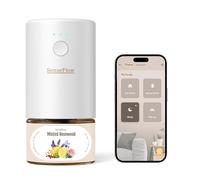 SenseFlow Diffuseur Huiles Essentielles Parfum Maison Smart WLAN SF101S, Ultrasonique Sans Eau, 100 % Végétal, Aromathérapie 120 Jours, pour Maison, Hôtel Jusqu’à 100 ㎡ - Bois de Rose Mentholé
