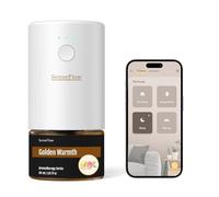 SenseFlow Diffuseur Huiles Essentielles Parfum Maison Smart WLAN SF101S, Ultrasonique sans Eau, 100 % Végétal, Aromathérapie 120 Jours, pour Maison, Hôtel Jusqu’à 100 ㎡ - Chaleur Dorée