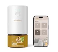 SenseFlow Diffuseur Huiles Essentielles Parfum Maison Smart WLAN SF101S, Ultrasonique sans Eau, 100 % Végétal, Aromathérapie 120 Jours, pour Maison, Hôtel Jusqu’à 100 ㎡ - Gingembre