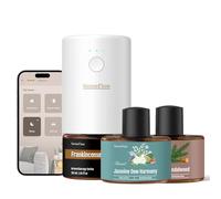 SenseFlow Diffuseur Huiles Essentielles Parfum Maison WiFi SF101S Pro, Ultrasonique Sans Eau, 100 % Végétal, Aromathérapie 240 Jours, pour Maison - Encens | Jasmin Pur | Santal Australien