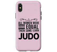 Sensei Japonais pour Apprendre Le Judo pour Femme Coque pour iPhone X/XS