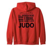 Sensei Japonais pour Apprendre Le Judo pour Femme Sweat à Capuche