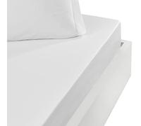 Sensei Maison - Drap Housse Bonnet 40 cm en Percale Coton Soft Percale Plus - 140x190 cm - Blanc