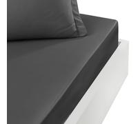 Sensei Maison - Drap Housse Bonnet 40 cm en Percale Coton Soft Percale Plus - 140x200 cm - Anthracite