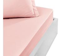 Sensei Maison - Drap Housse Bonnet 40 cm en Percale Coton Soft Percale Plus - 200x200 cm - Poudre