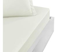 Sensei Maison - Drap Housse Bonnet 40 cm en Percale Coton Soft Percale Plus - 80x200 cm - Ecru