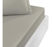 Sensei Maison - Drap Housse Bonnet 40 cm en Percale Coton Soft Percale Plus - 90x200 cm - Gris Perle