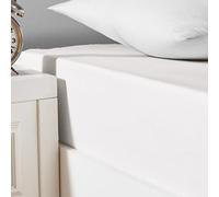 Sensei Maison - Drap Housse en Coton lavé Biologique Bonnet 30 cm ORGANIKA - 90x190 cm - Blanc